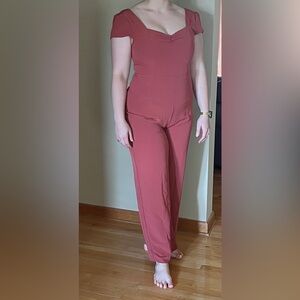 Women's Rust Jumpsuit